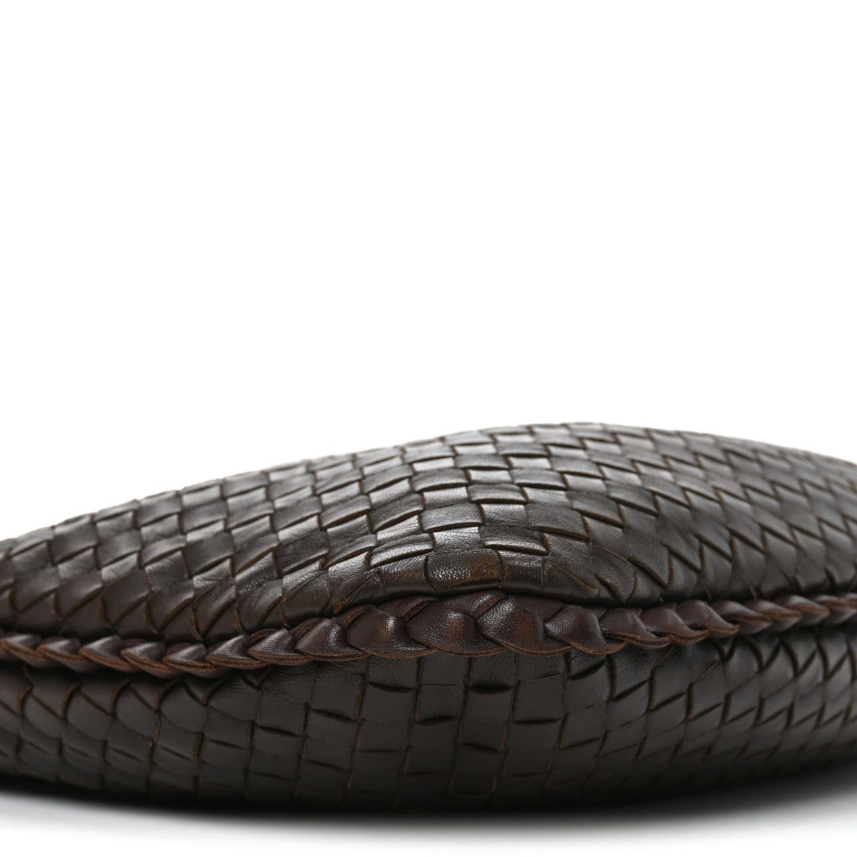 Nappa Intrecciato Medium Veneta Hobo Ebano