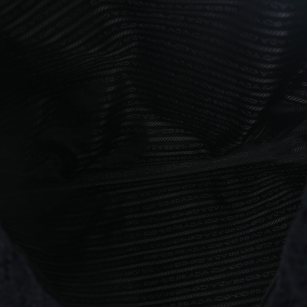 Terry Cloth Tote Bag Black White
