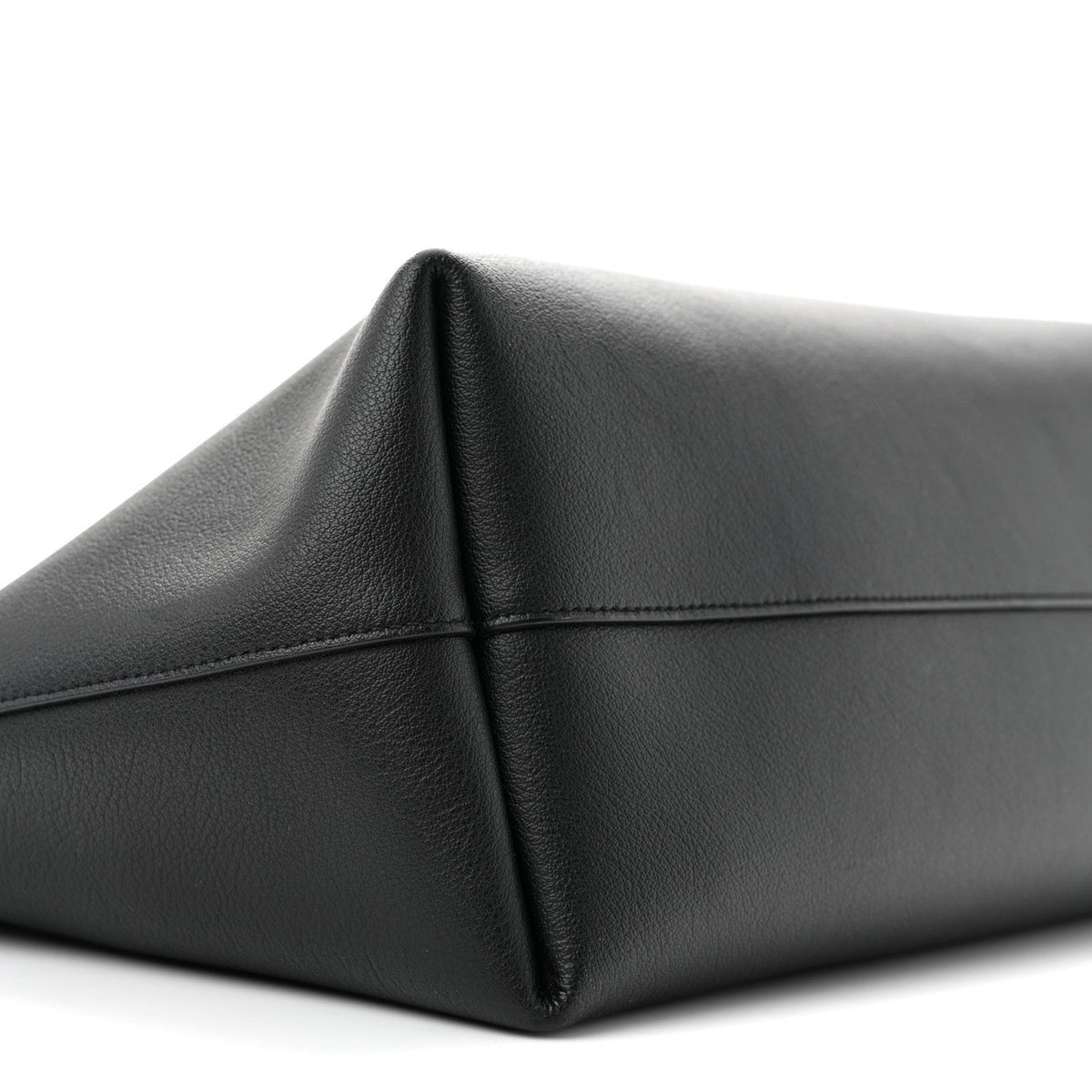Calfskin Large Shopping Tote Black