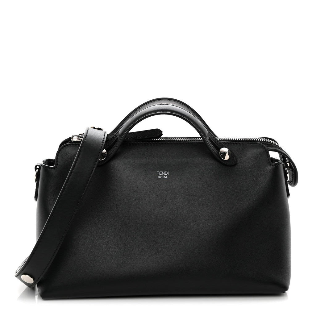 Vitello Dolce Medium By The Way Boston Bag Black