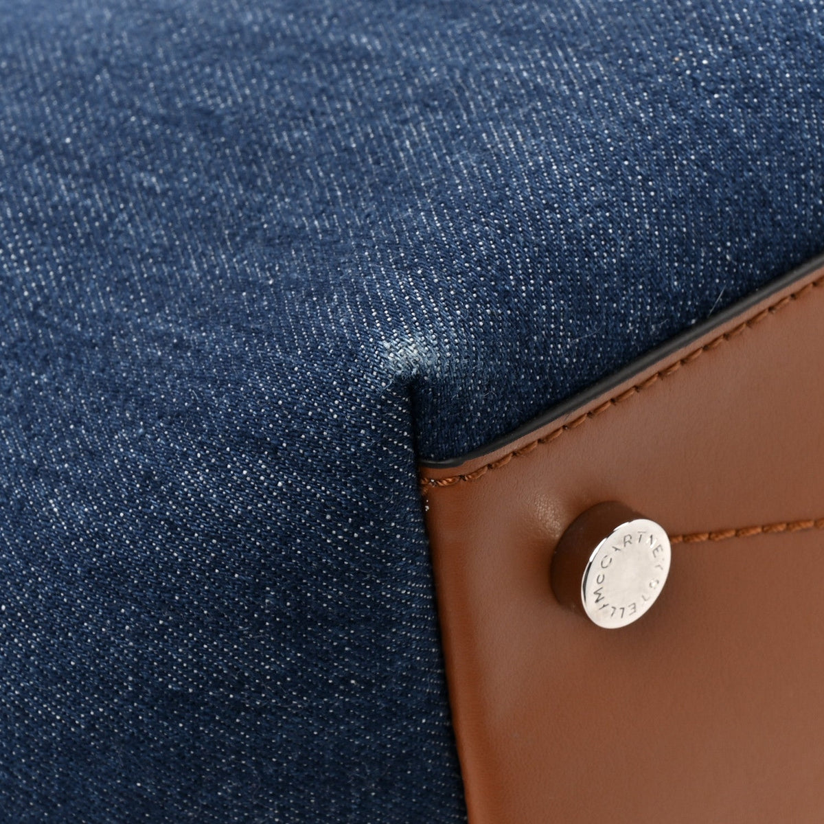 Denim Logo Tote Blue