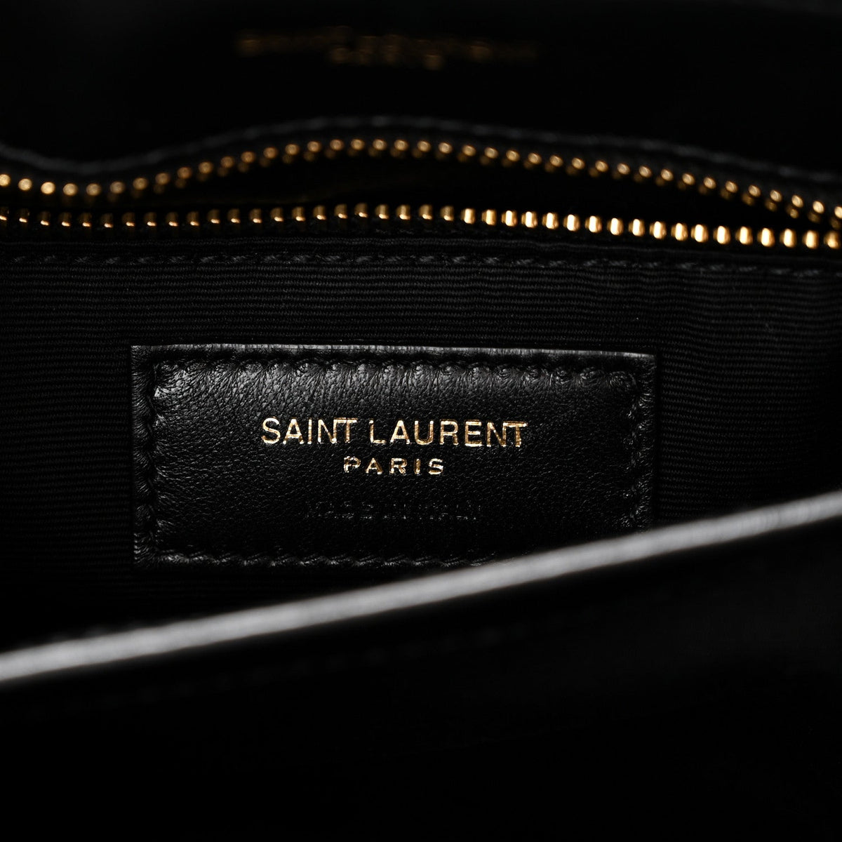 Calfskin Y Quilted Monogram Toy Loulou Crossbody Bag Black
