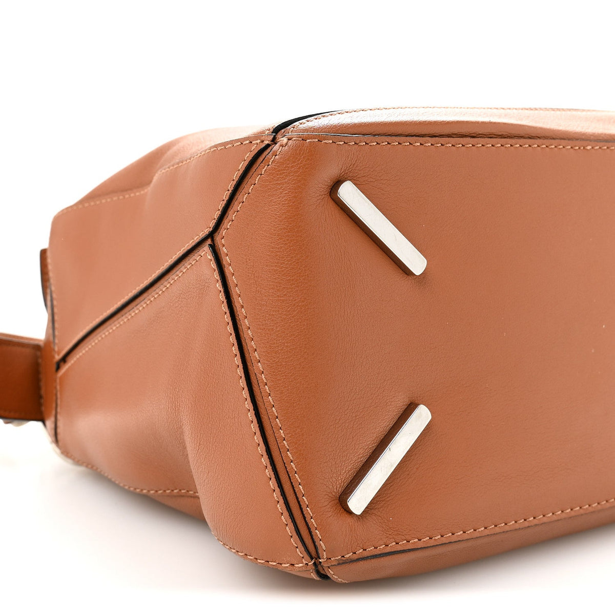 Calfskin Medium Puzzle Bag Tan