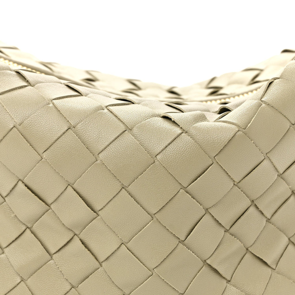 Calfskin Nappa Intrecciato Mini Wallace Travertine Travertine