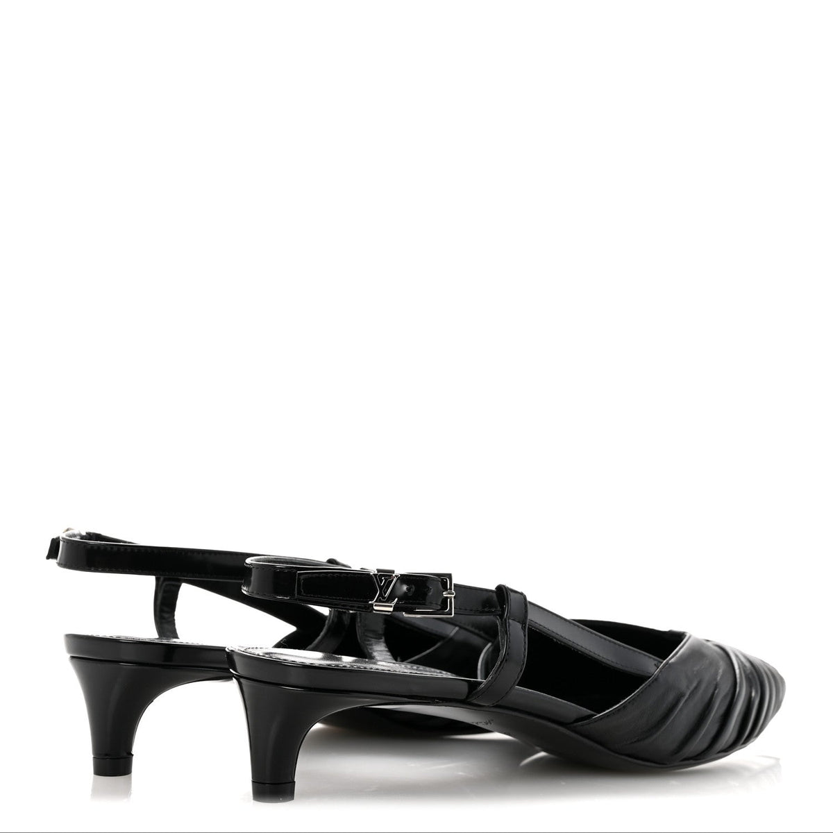 Calfskin Allure D'Orsay Slingback Pump 37.5 Black