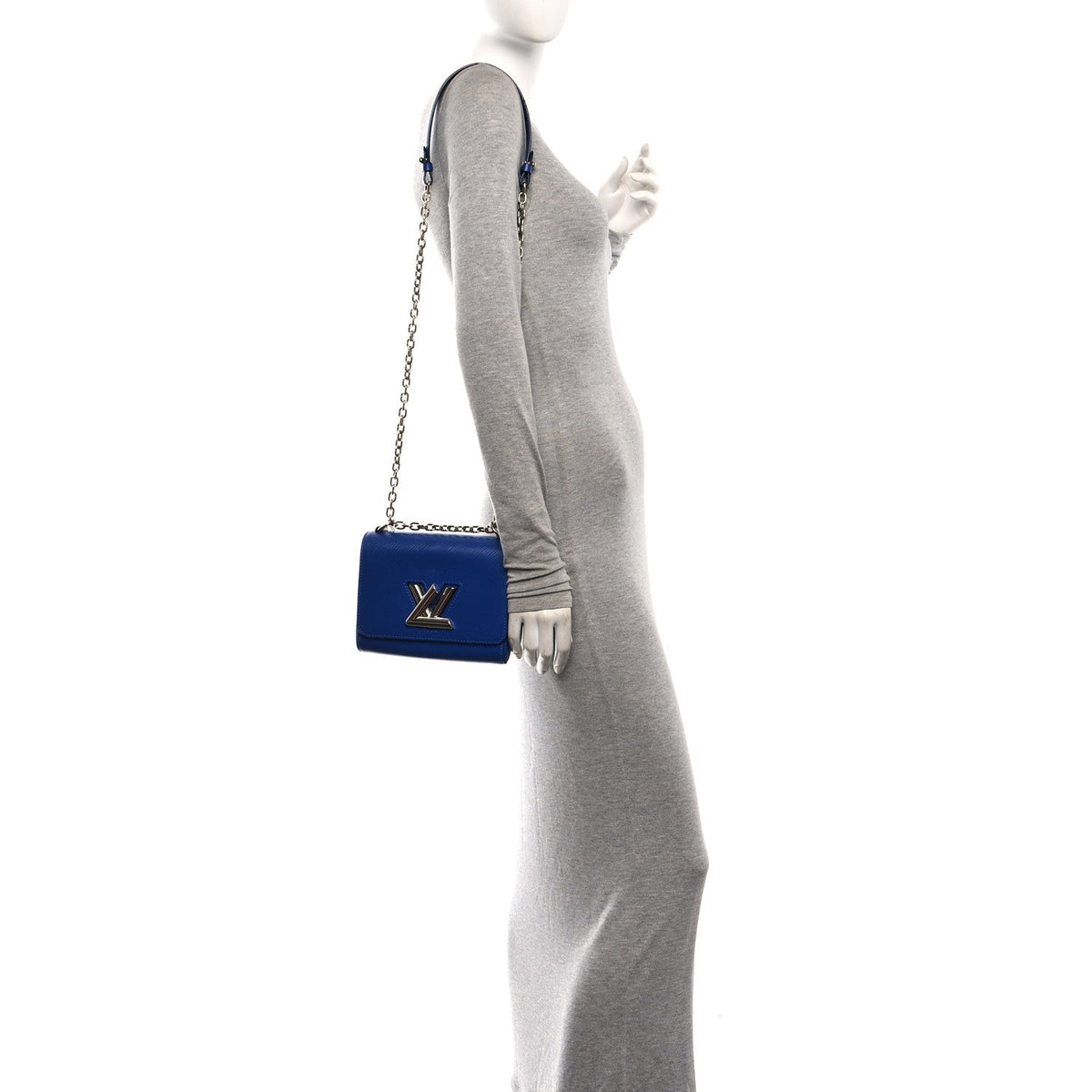 Epi Twist Shoulder Bag PM Blueberry