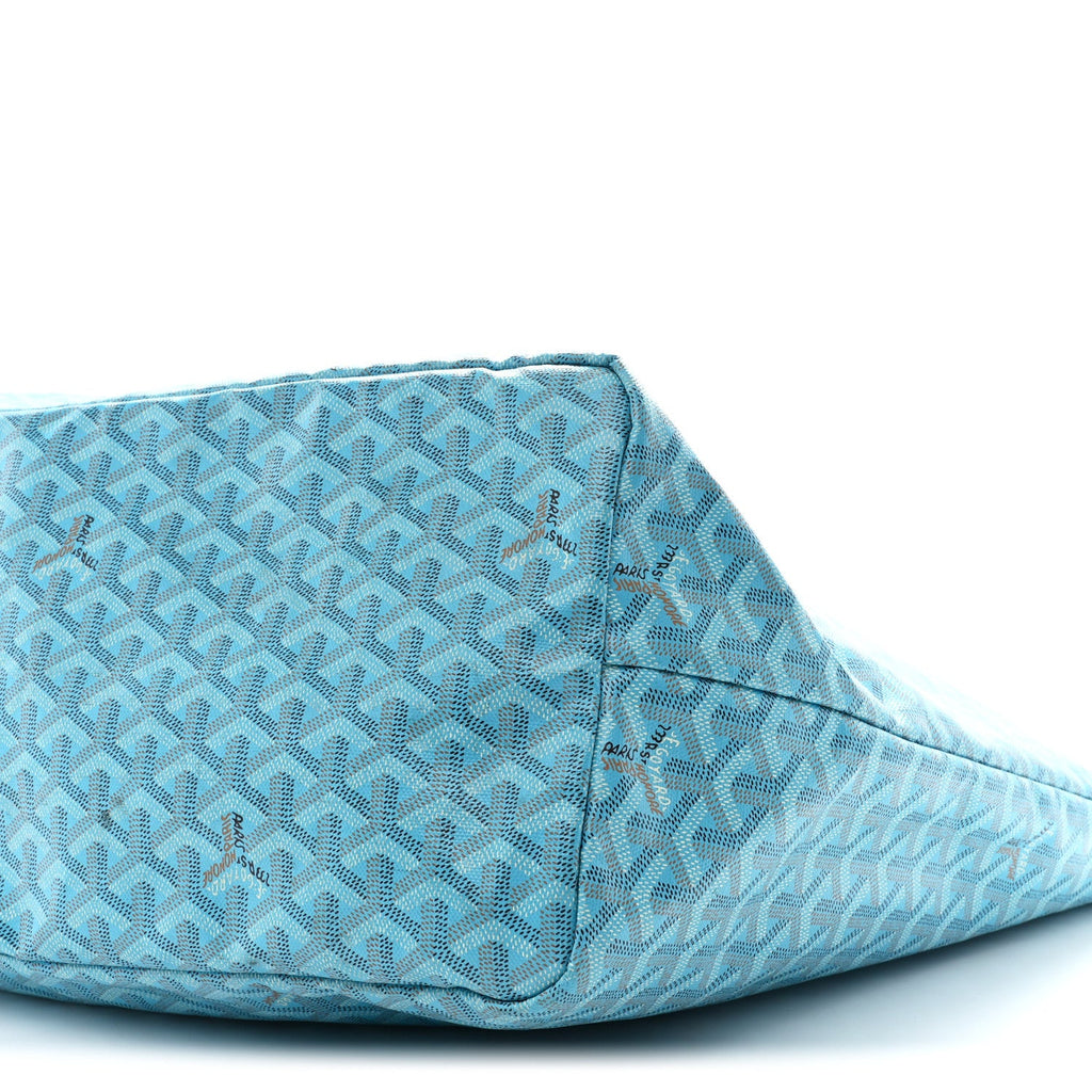 Goyardine Saint Louis GM Balise Beach Towel Set Turquoise