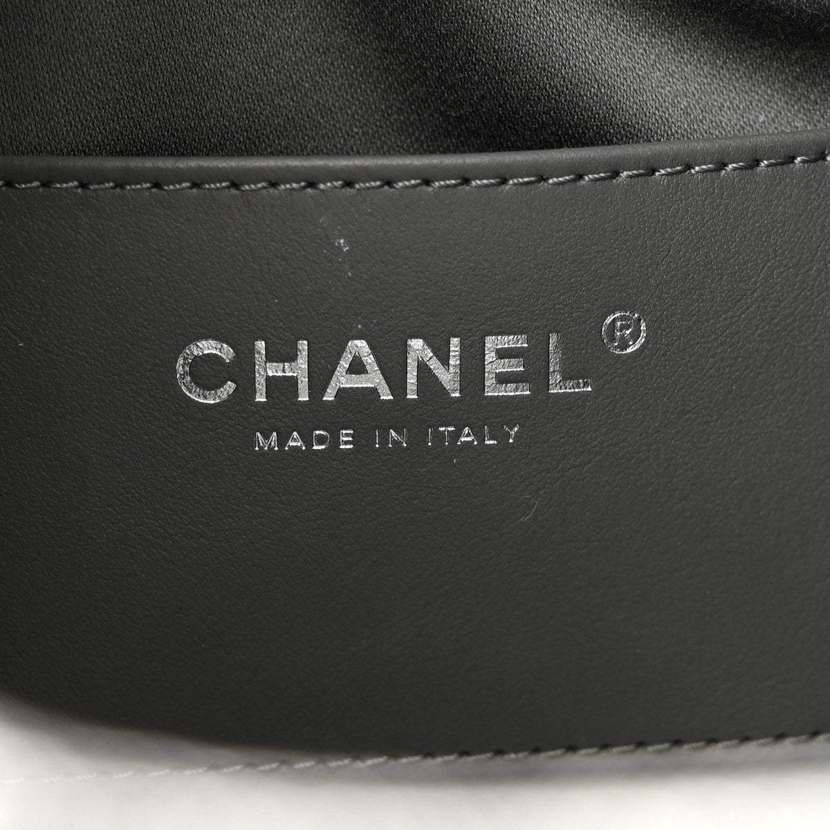Metallic Caviar Quilted Mini Chanel 25 Handbag Anthracite