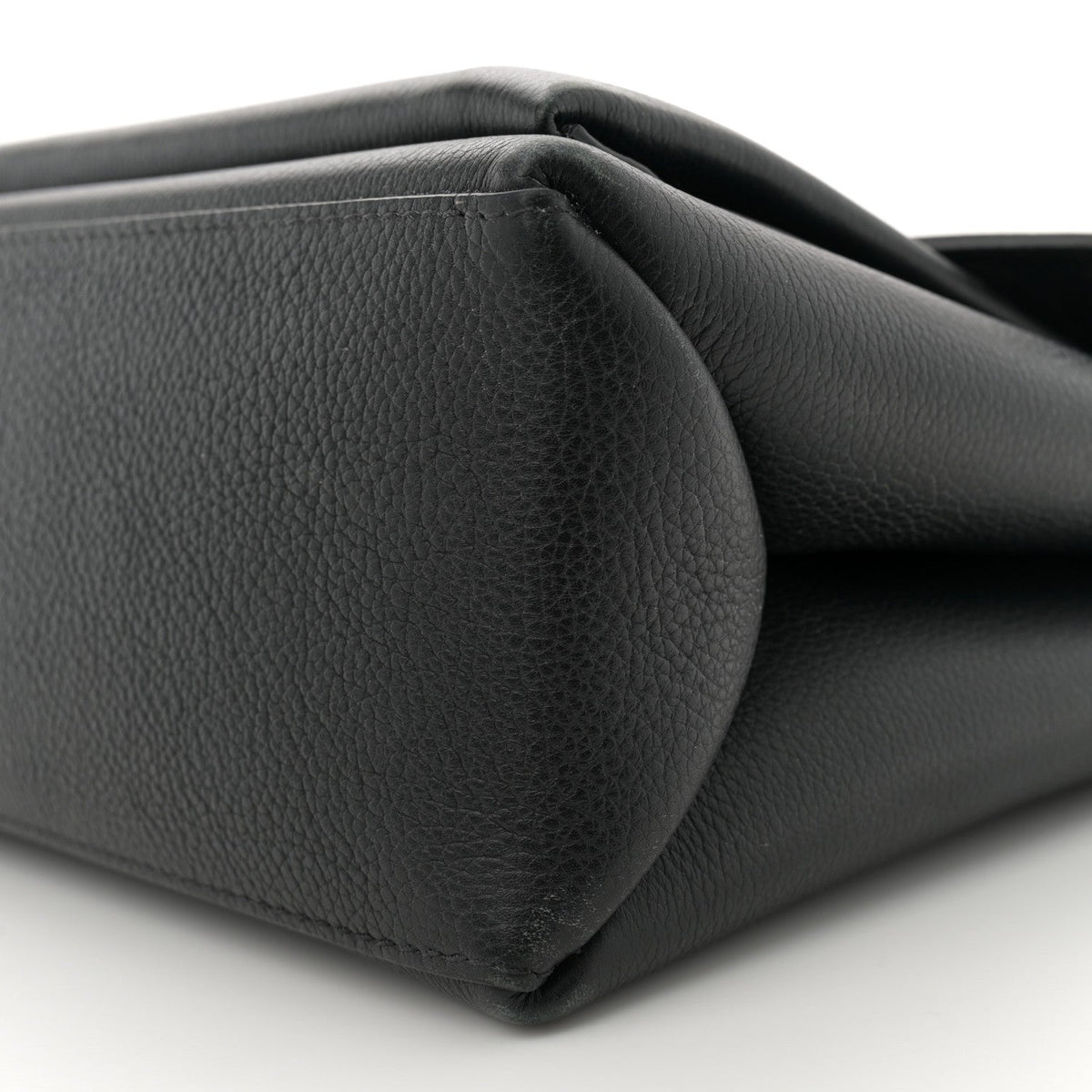 Soft Calfskin My Lockme Top Handle Black