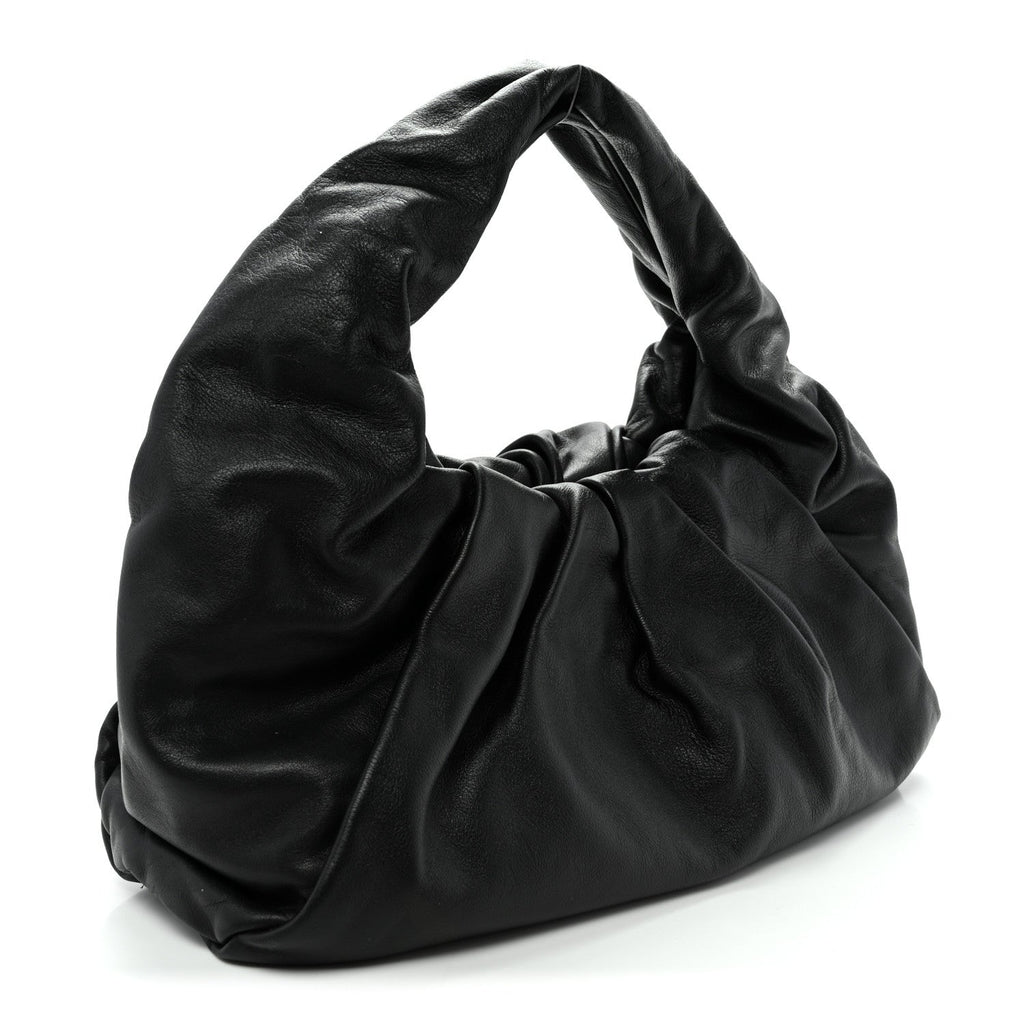 Smooth Butter Calfskin Small The Shoulder Pouch Black