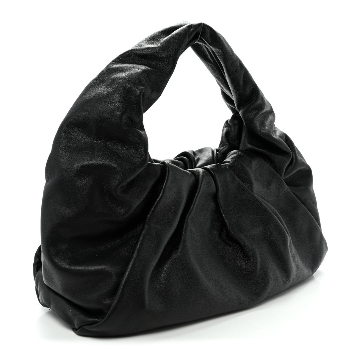 Smooth Butter Calfskin Small The Shoulder Pouch Black
