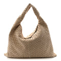 Suede Intrecciato Large Hop Mastice