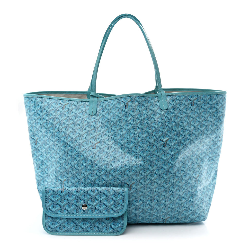 Goyardine Saint Louis GM Balise Beach Towel Set Turquoise