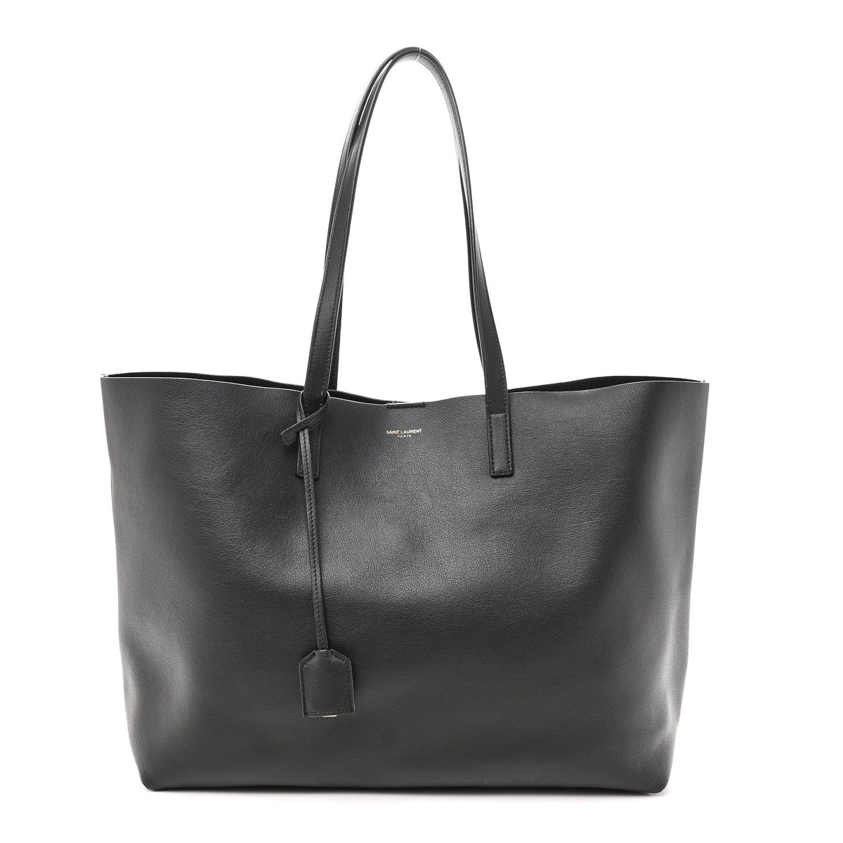 Calfskin Large Shopping Tote Black