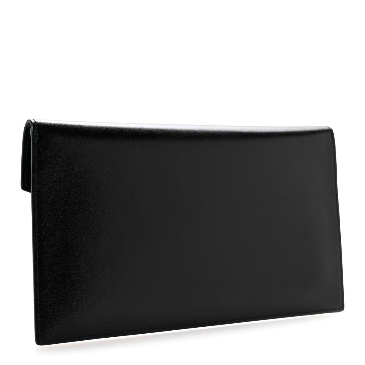 Smooth Shiny Calfskin Monogram Uptown Pouch Black