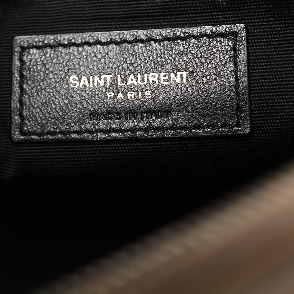 Calfskin Matelasse Monogram Lou Camera Bag Dark Beige