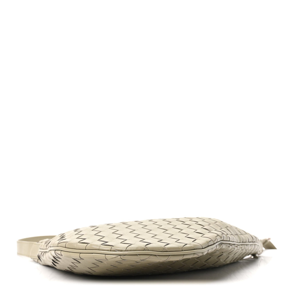 Calfskin Intrecciato Virgule Travertine