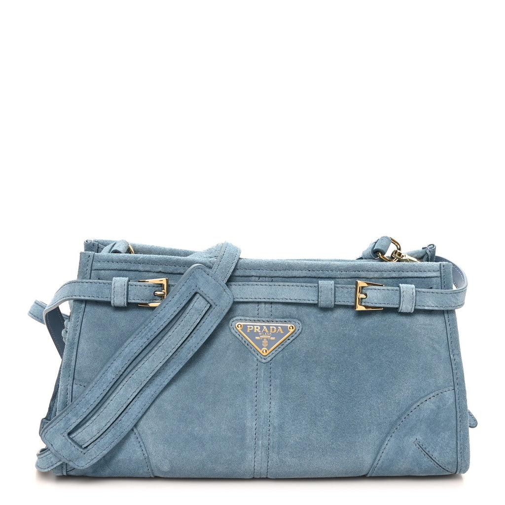 Scamosciato Triangle Small Bonnie Shoulder Bag Astrale