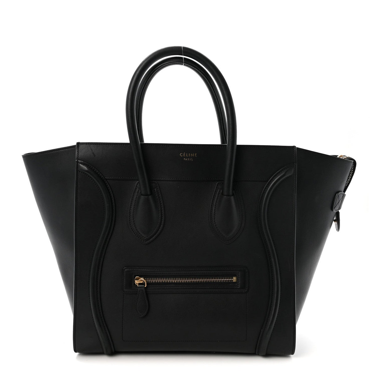 Smooth Calfskin Mini Luggage Black