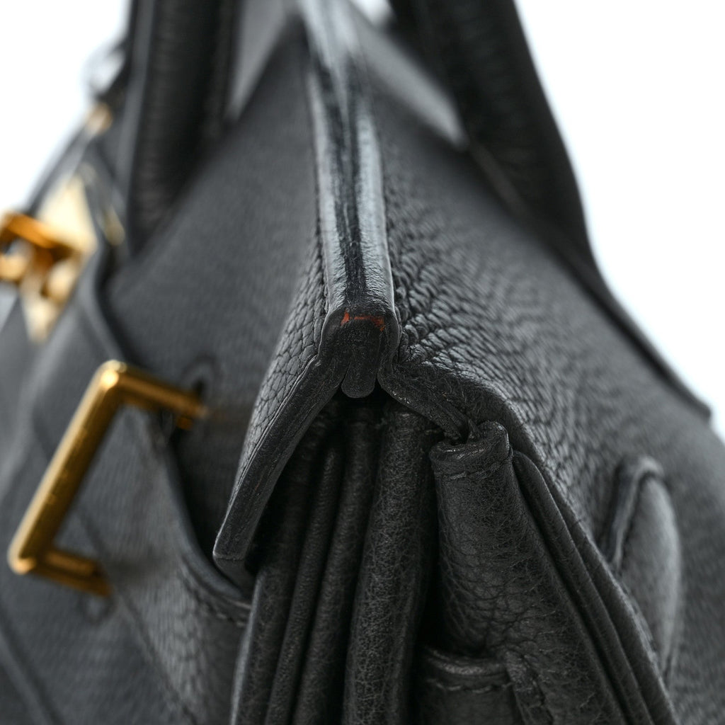 Taurillon Clemence JPG Birkin 42 Black
