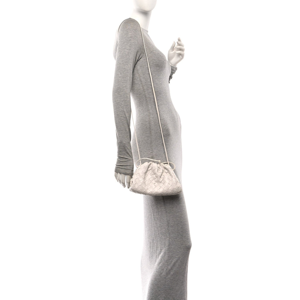 Nappa Intrecciato The Mini Pouch Chalk