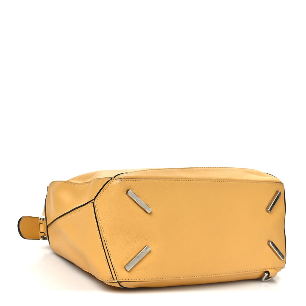 Calfskin Medium Puzzle Bag Yellow