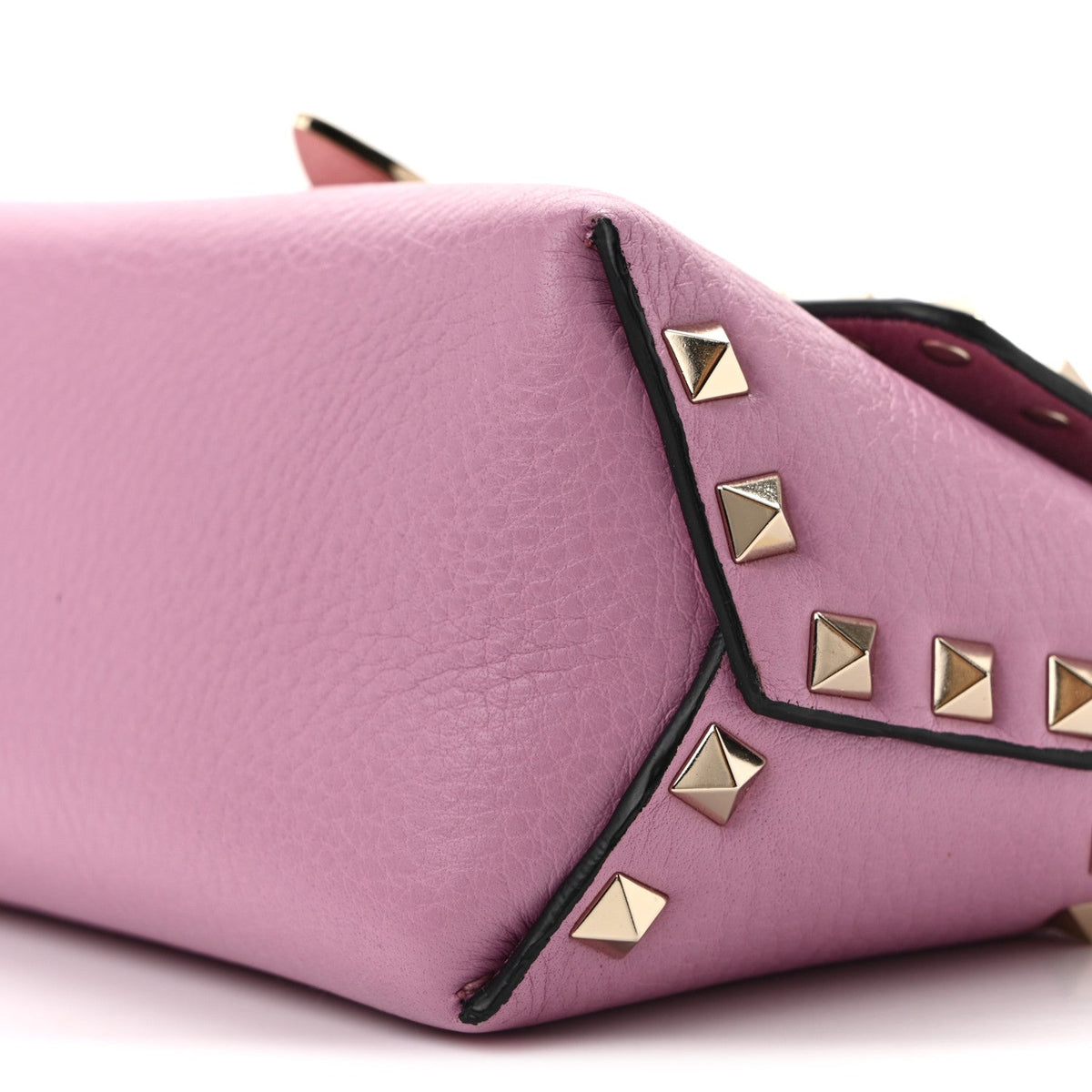 Pebbled Calfskin Mini Rockstud Crossbody Bag Giacinto