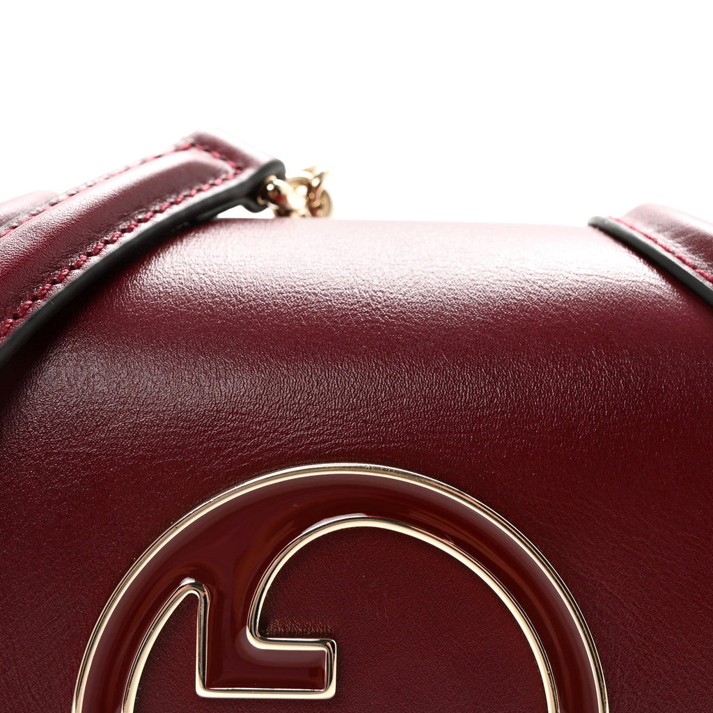 Calfskin Blondie Small Shoulder Bag Dark Red