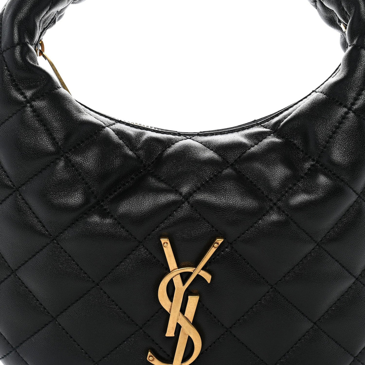 Lambskin Quilted Icarino Bag Black
