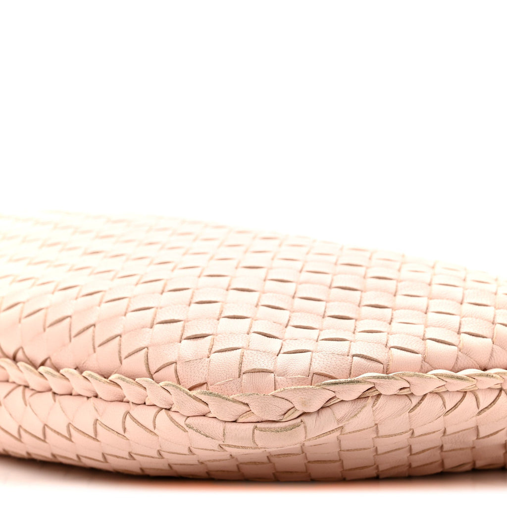Nappa Intrecciato Large Veneta Hobo Flamingo