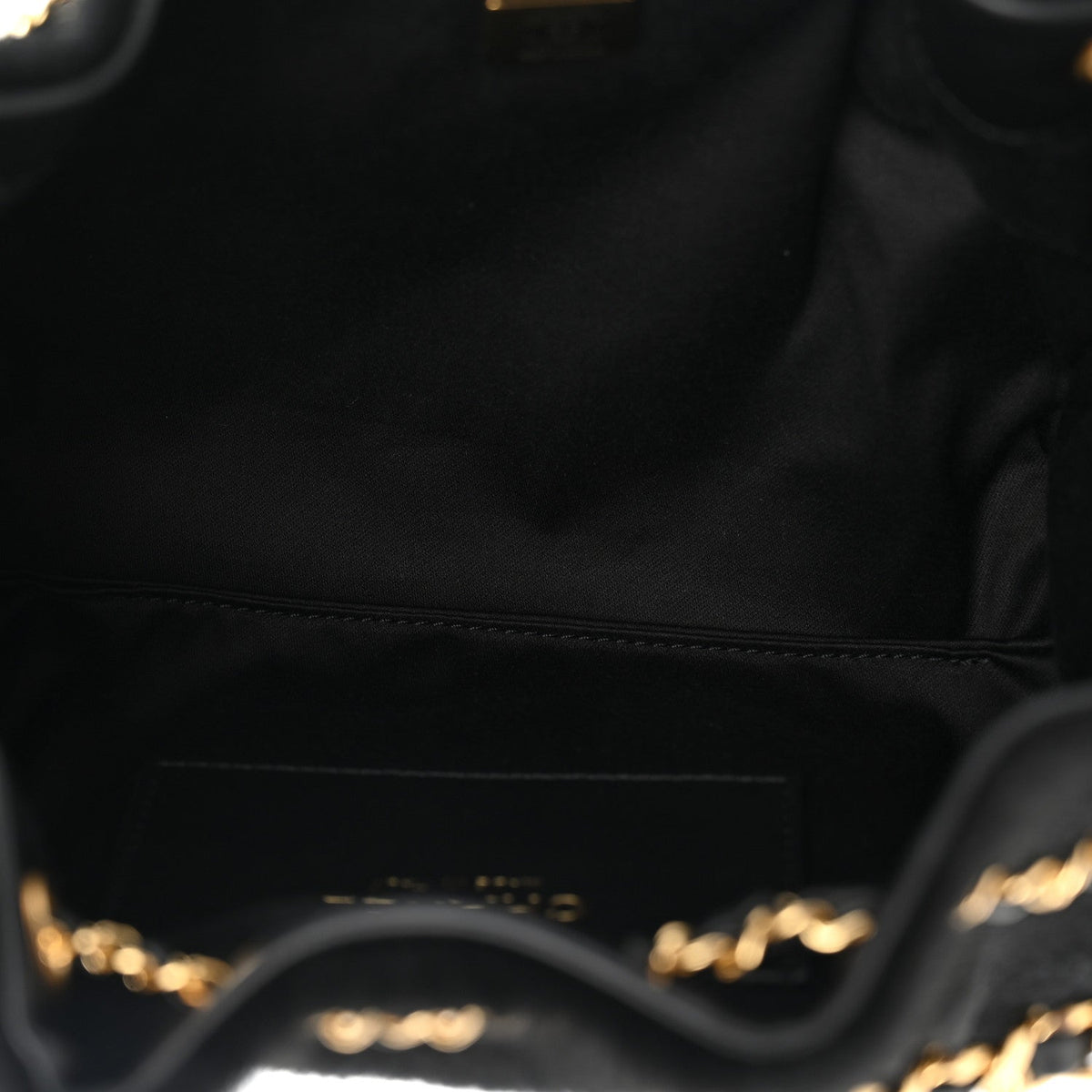 Pony Hair Mini Chanel 25 Handbag Black