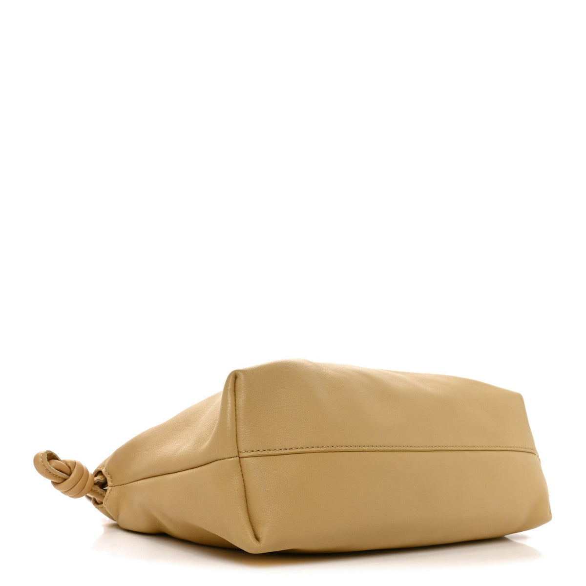 Mellow Nappa Medium Donut Chain Flamenco Knot Clutch Sahara