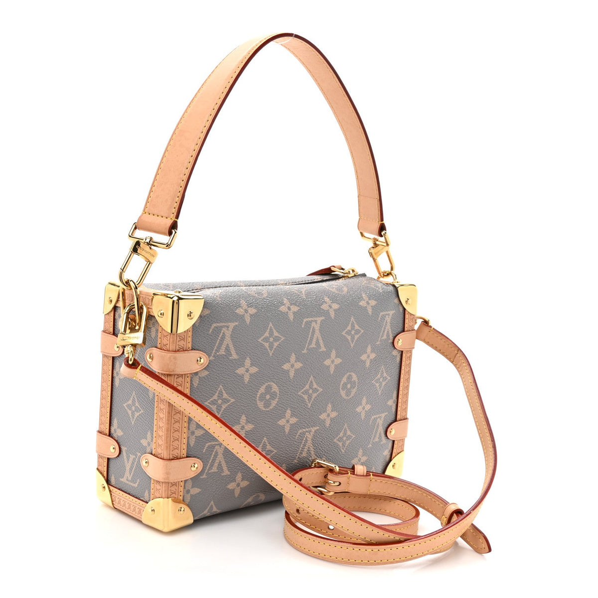 Monogram Side Trunk MM Trianon Gray