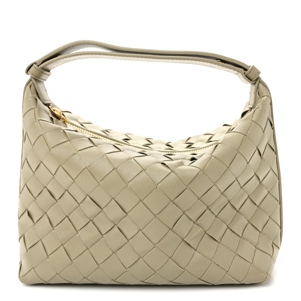 Calfskin Nappa Intrecciato Mini Wallace Travertine Travertine