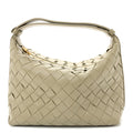 Calfskin Nappa Intrecciato Mini Wallace Travertine Travertine