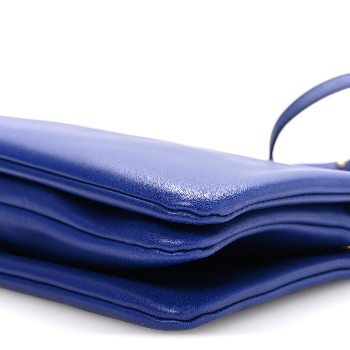 Lambskin Small Trio Crossbody Bag Indigo