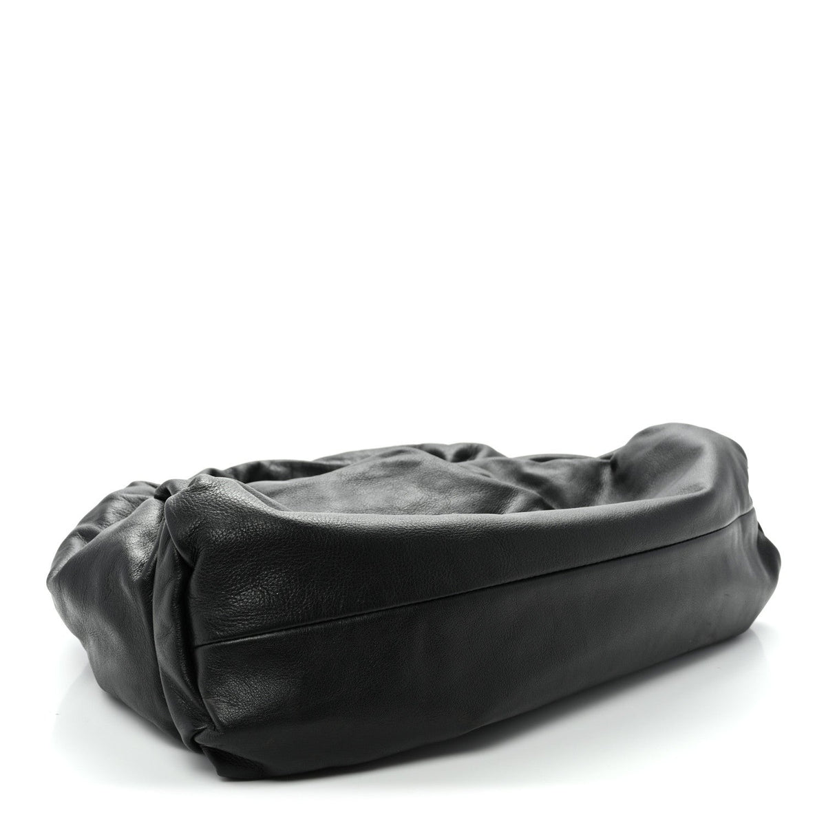 Smooth Butter Calfskin Small The Shoulder Pouch Black