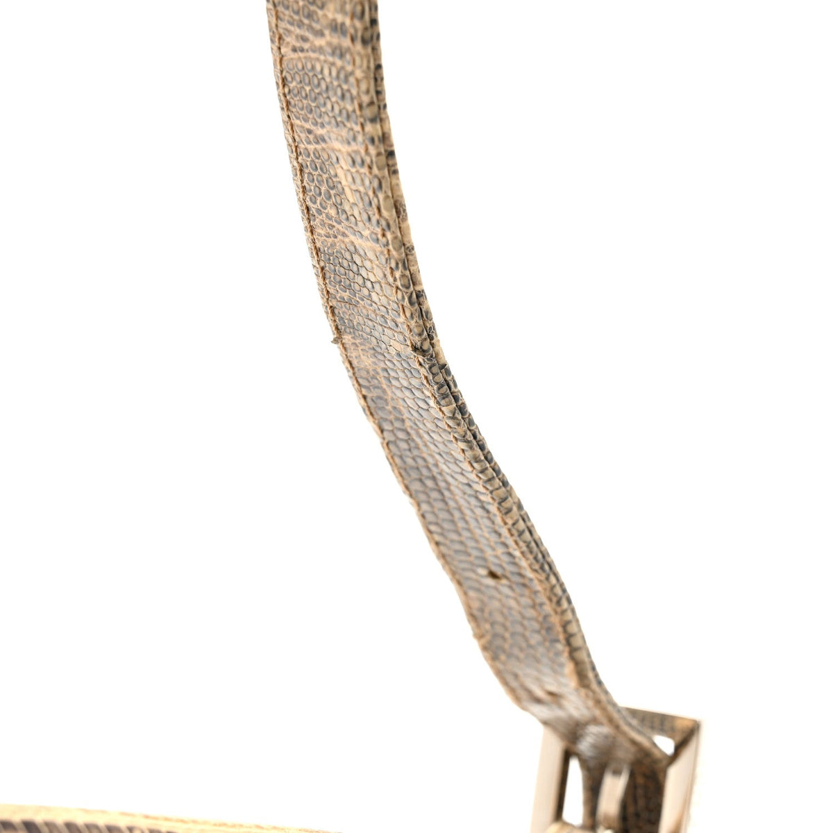Iridescent Lizard Baguette Natural Multicolor