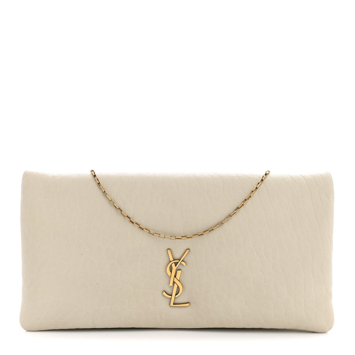 Padded Lambskin Mini Calypso Wallet On Chain WOC Crema Soft