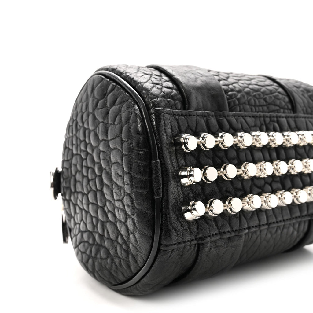 Pebbled Lambskin Mini Rockie Black Rhodium Hardware Black Rhodium Hardware