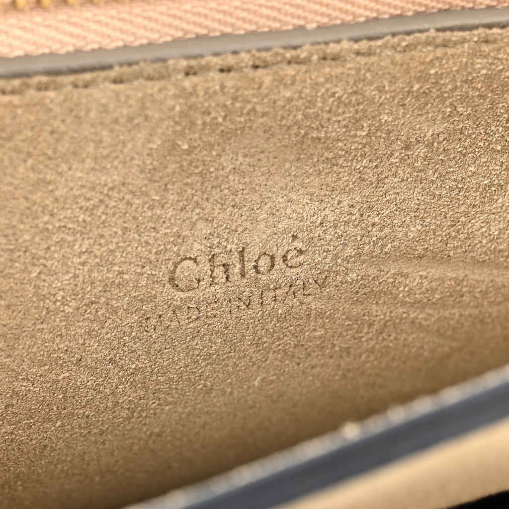 Suede Calfskin Medium Faye Shoulder Bag Mustard Brown
