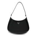 Spazzolato Cleo Shoulder Bag Black