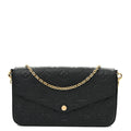 Empreinte Pochette Felicie Chain Wallet Black