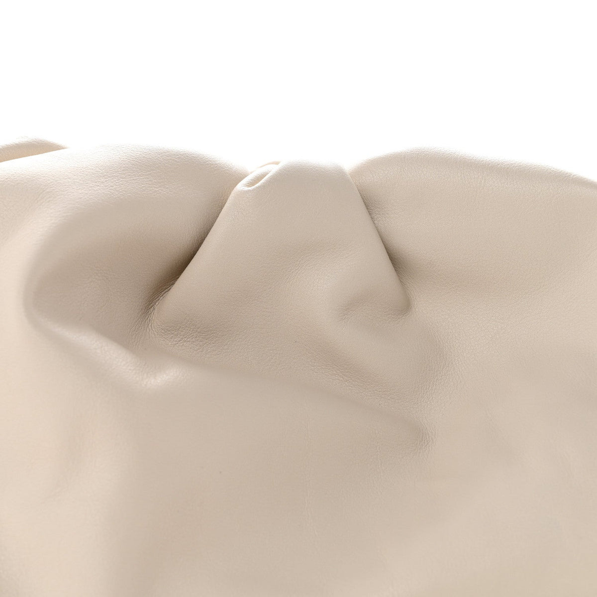 Smooth Butter Calf The Pouch Oversized Clutch Plaster