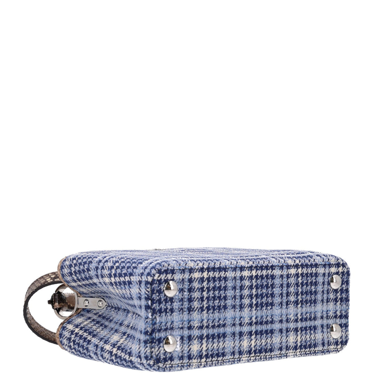 Tweed Sequins Snakeskin Capucines BB Blue