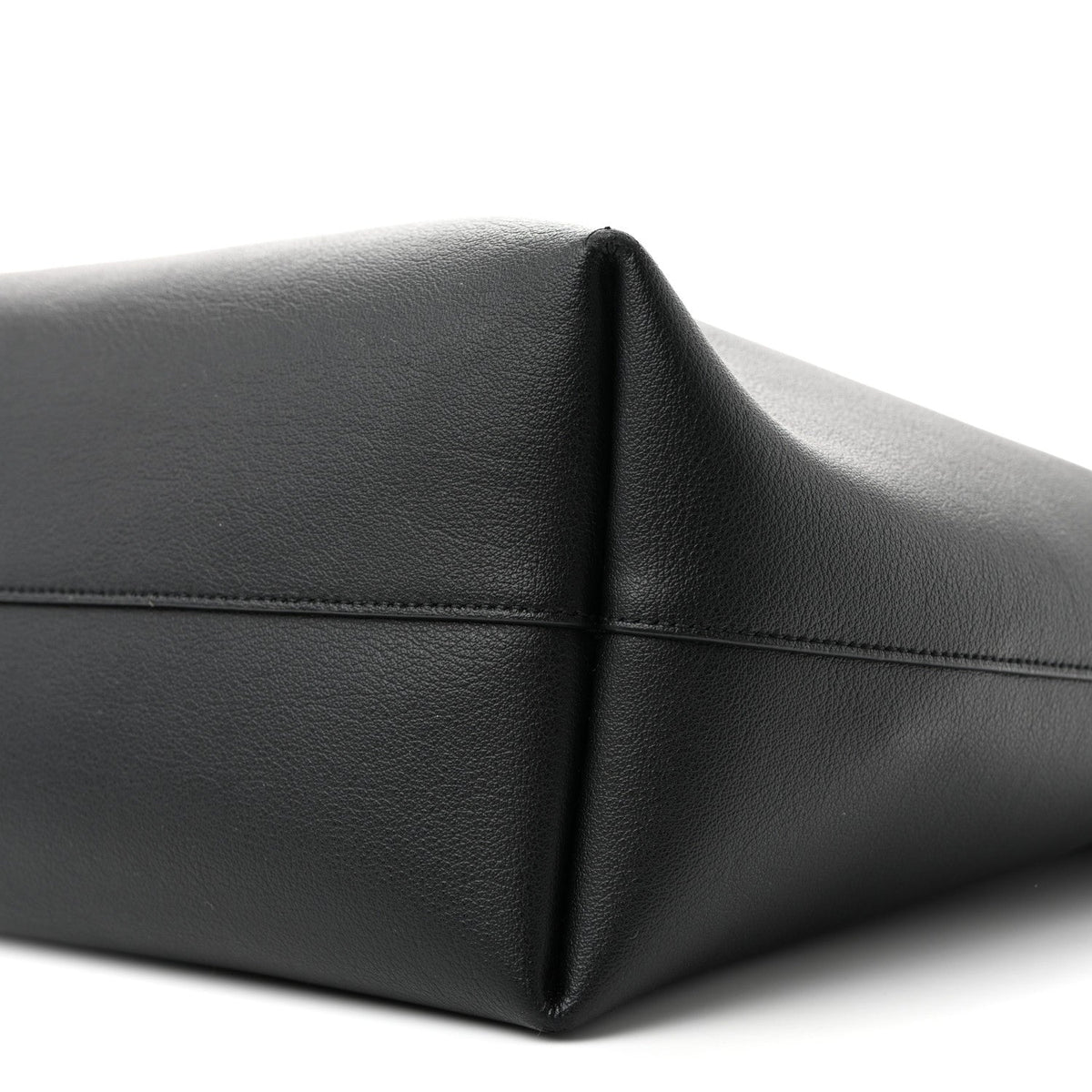 Calfskin Large Shopping Tote Black