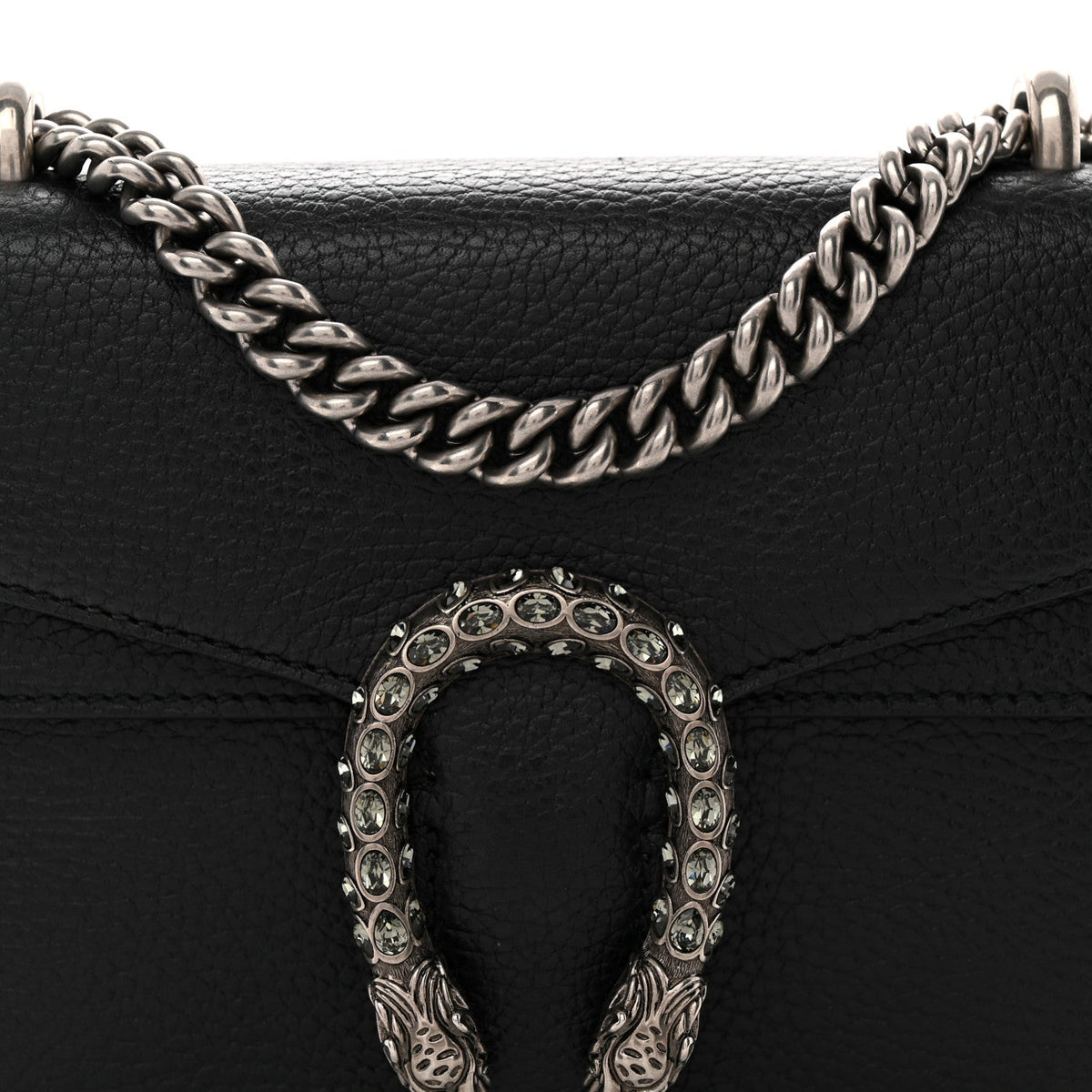 Calfskin Mini Dionysus Shoulder Bag Black
