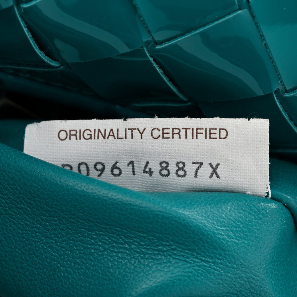 Patent Nappa Intrecciato Mini Jodie Blaster