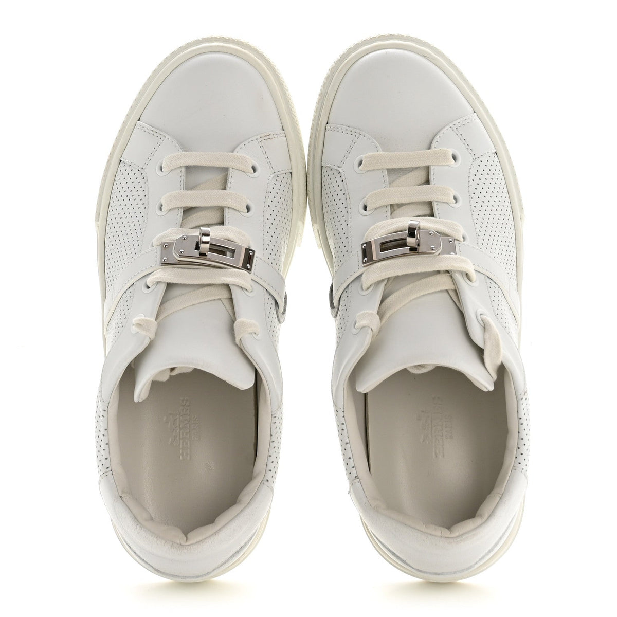 Calfskin Day Sneakers 37 White