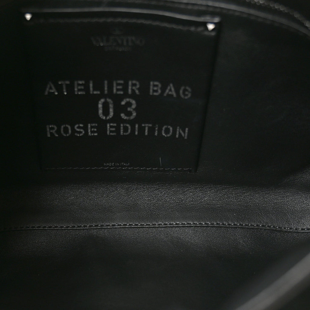 Nappa Atelier 03 Rose Edition Small Hobo Black